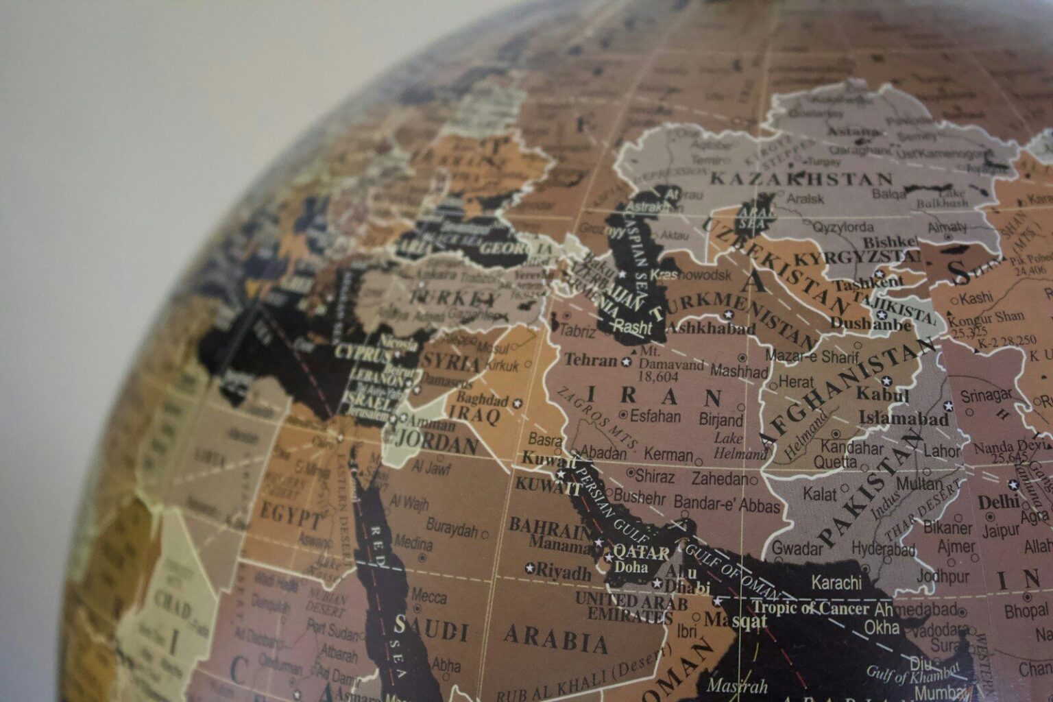 brown globe